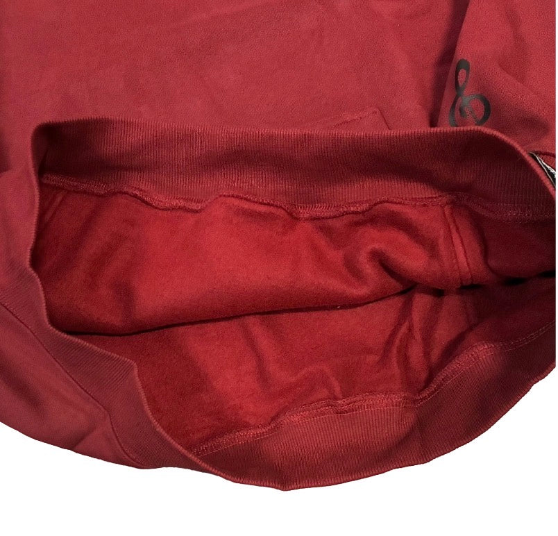 HTN Oversized Hoodie Burgundy Edition