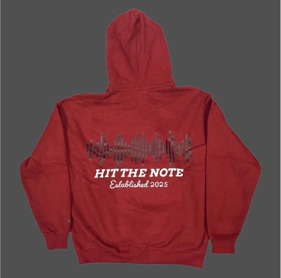 HTN Oversized Hoodie Burgundy Edition