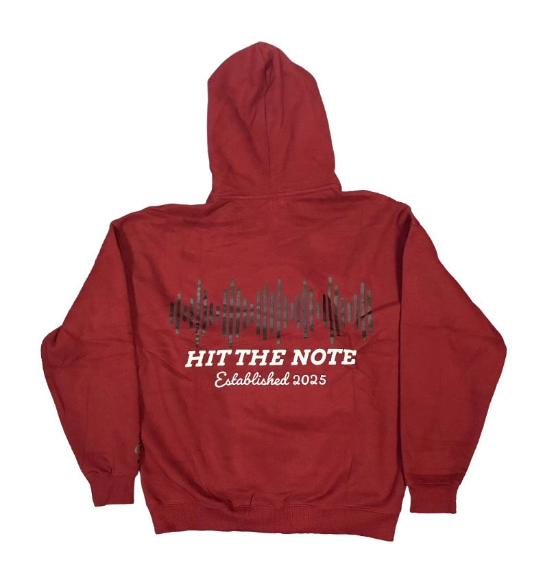 HTN Oversized Hoodie Burgundy Edition
