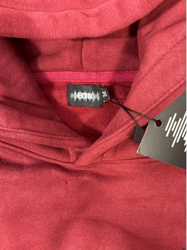 HTN Oversized Hoodie Burgundy Edition