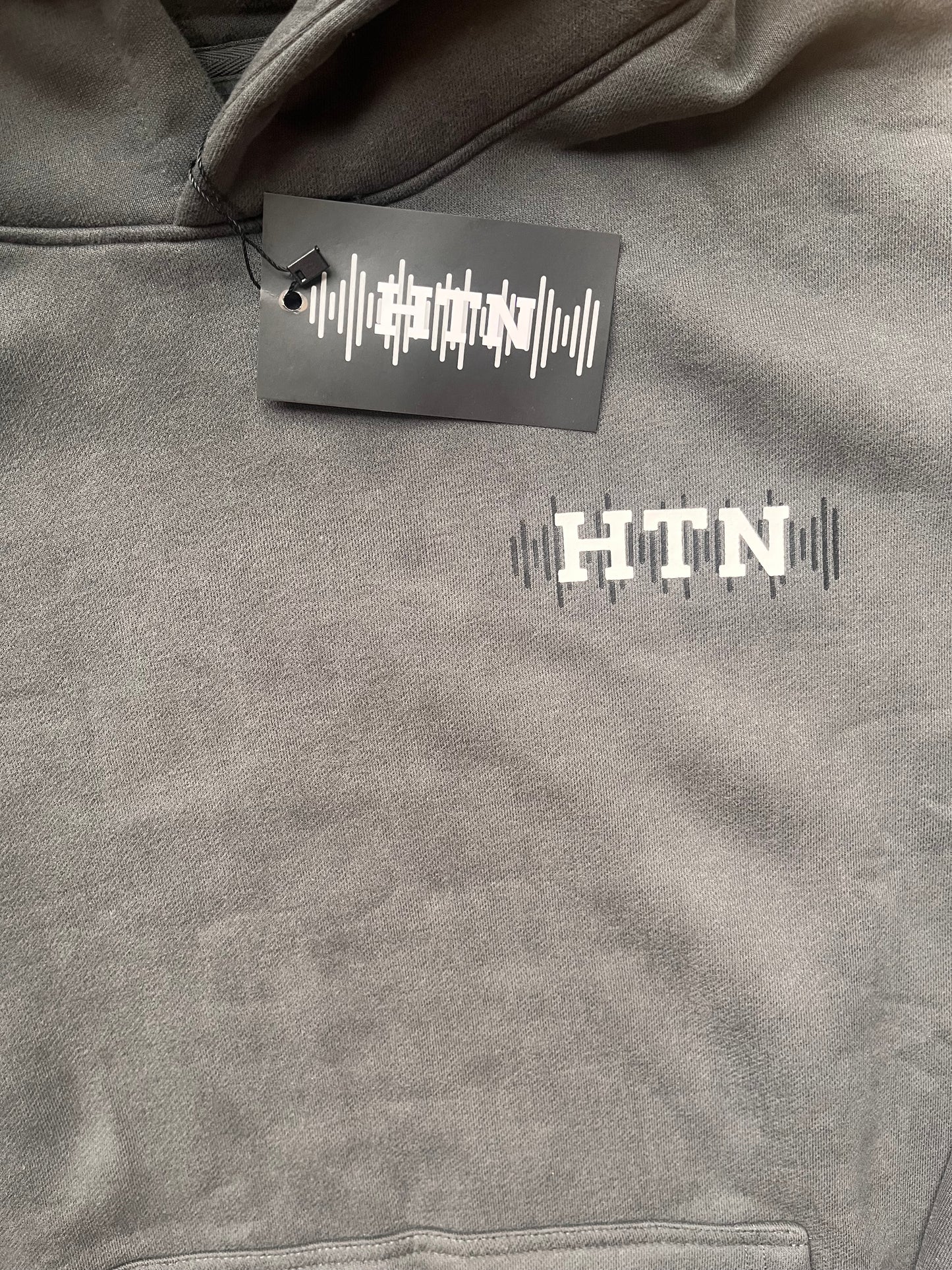 HTN Oversized Hoodie-Deep Charcoal Grey Edition
