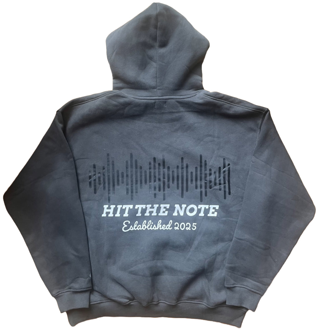 HTN Oversized Hoodie-Deep Charcoal Grey Edition