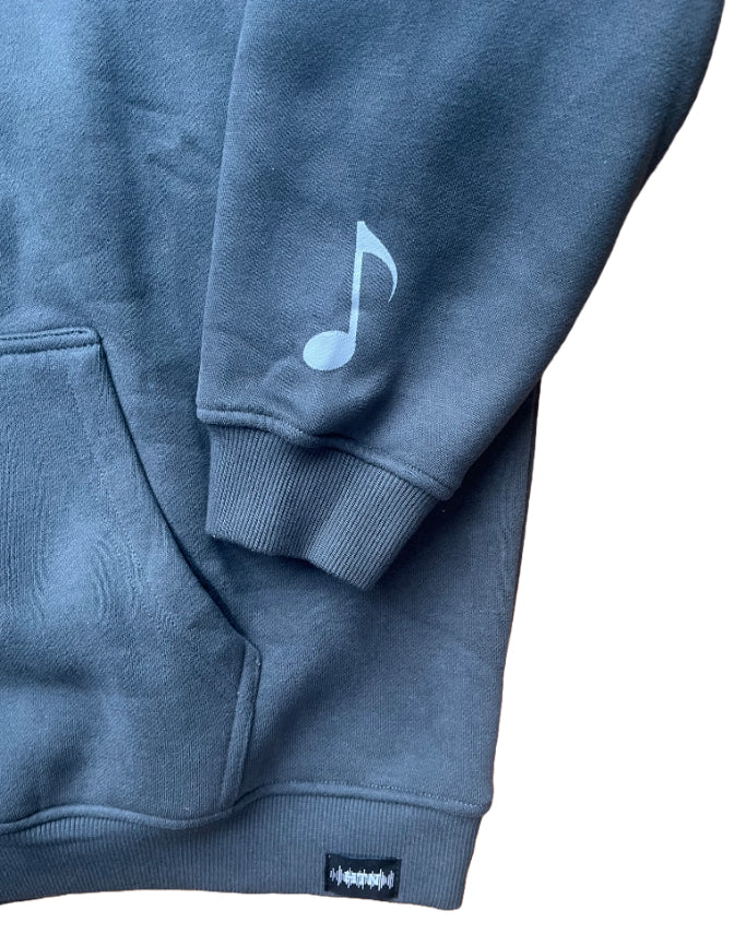 HTN Oversized Hoodie-Deep Charcoal Grey Edition