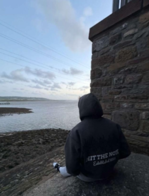 HTN Oversized Hoodie-Deep Charcoal Grey Edition