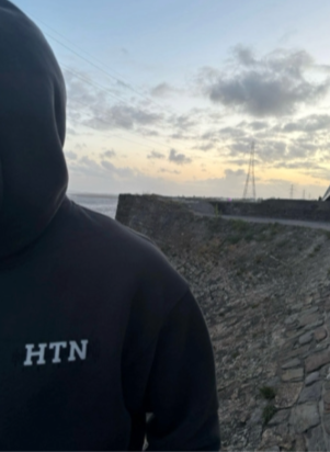 HTN Oversized Hoodie-Deep Charcoal Grey Edition